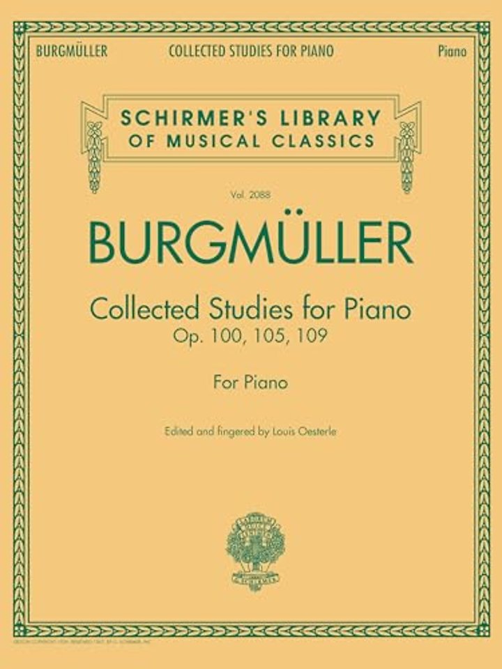 Collected Studies Op. 100 - Op. 105 - Op. 109