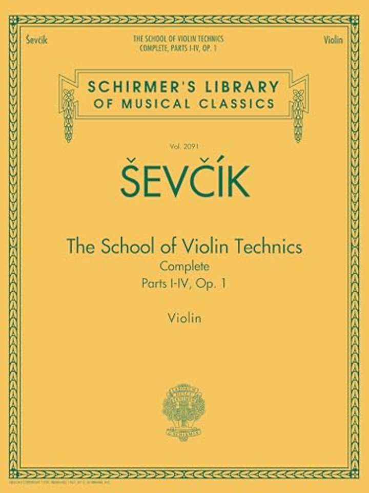 The School of Violin Technics Complete, Op. 1