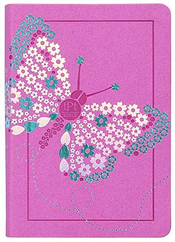The Passion Translation New Testament with Psalms Proverbs and Song of Songs (2020 Edn) Youth Girls Butterfly
