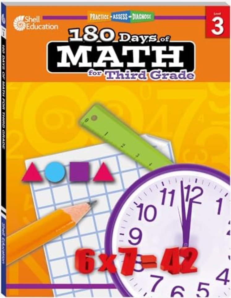 180 Days™: Math for Third Grade