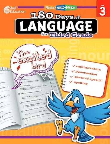 180 Days™: Language for Third Grade