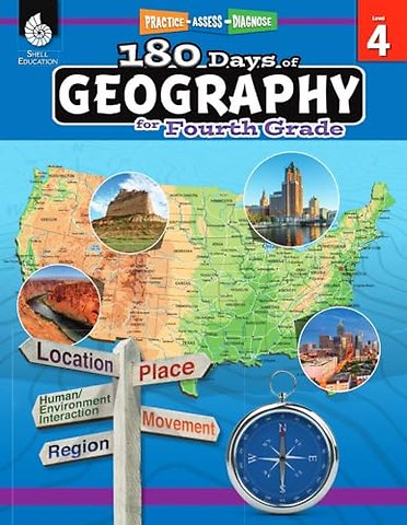 180 Days™: Geography for Fourth Grade