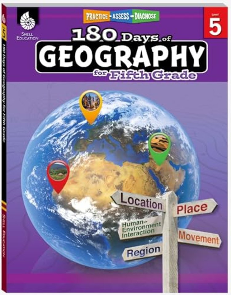 180 Days™: Geography for Fifth Grade