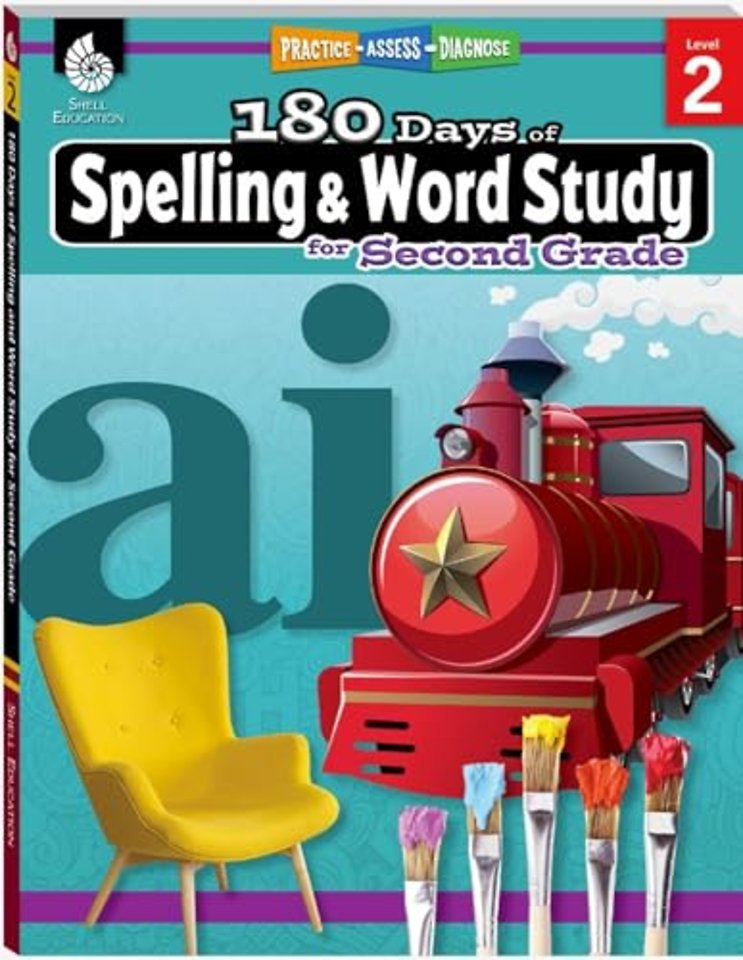 180 Days™: Spelling and Word Study for Second Grade
