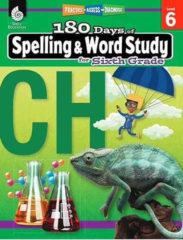 180 Days™: Spelling and Word Study for Sixth Grade