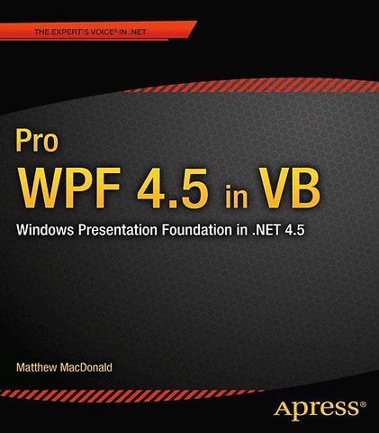 Pro WPF 4.5 in VB