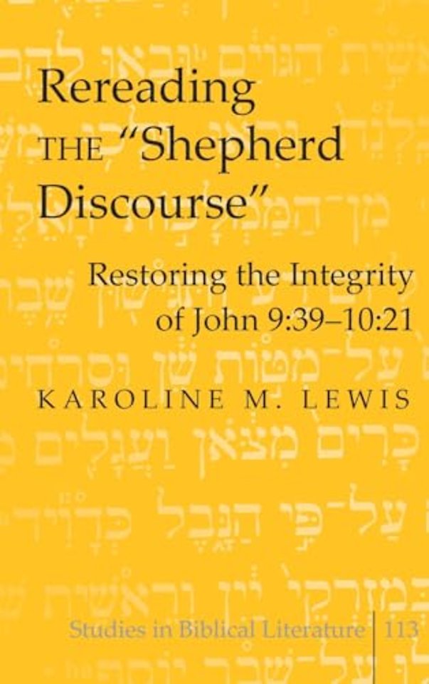 Rereading the «Shepherd Discourse»