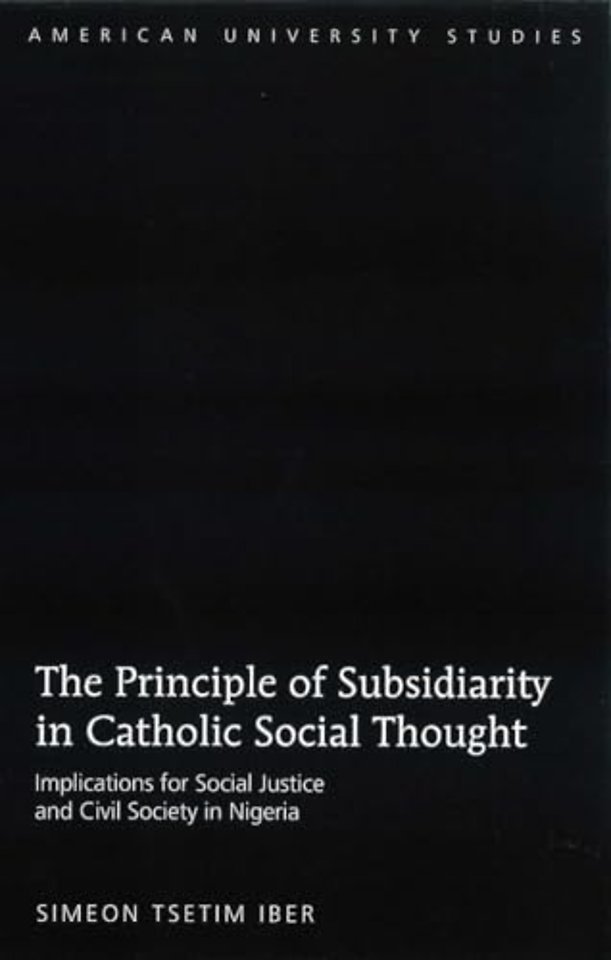 The Principle of Subsidiarity in Catholic Social Thought