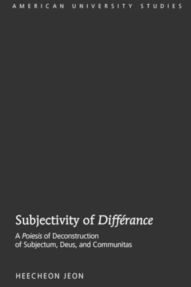 Subjectivity of «Differance»