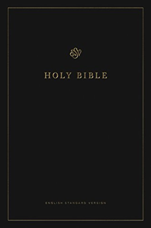 ESV Large Print Bible (HC  Black)