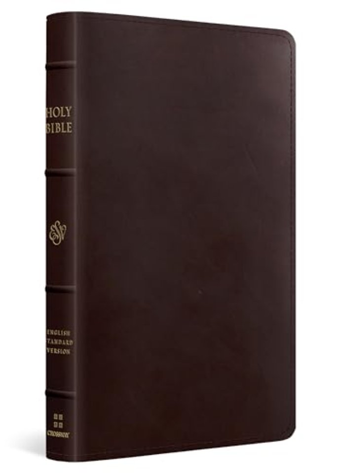 ESV Heirloom Bible, Omega Edition (Wellington Leather, Brown)