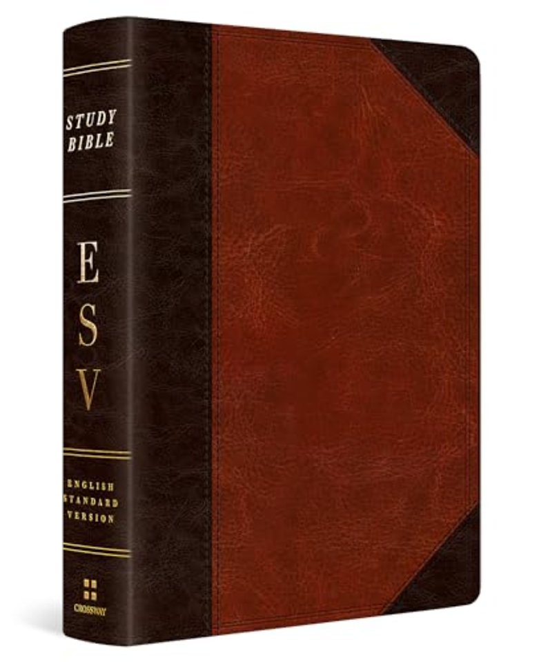 ESV Study Bible, Personal Size (TruTone, Brown/Cordovan, Portfolio Design)