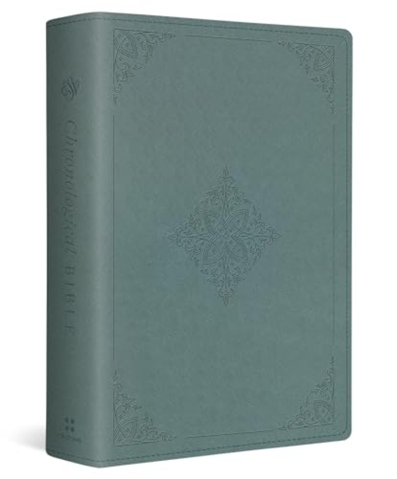 ESV Chronological Bible (TruTone, Paris Sky, Fleur–de–lis Design)