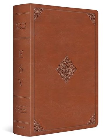 ESV Study Bible (TruTone, English Saddle, Ornament Design)