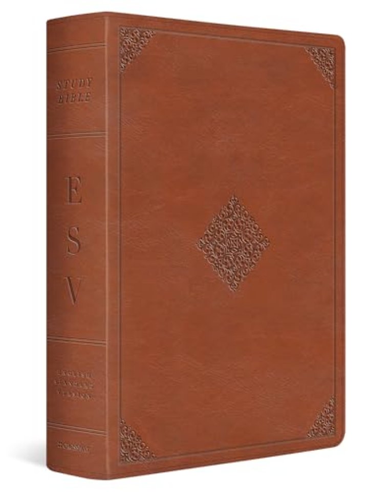 ESV Study Bible (TruTone, English Saddle, Ornament Design)