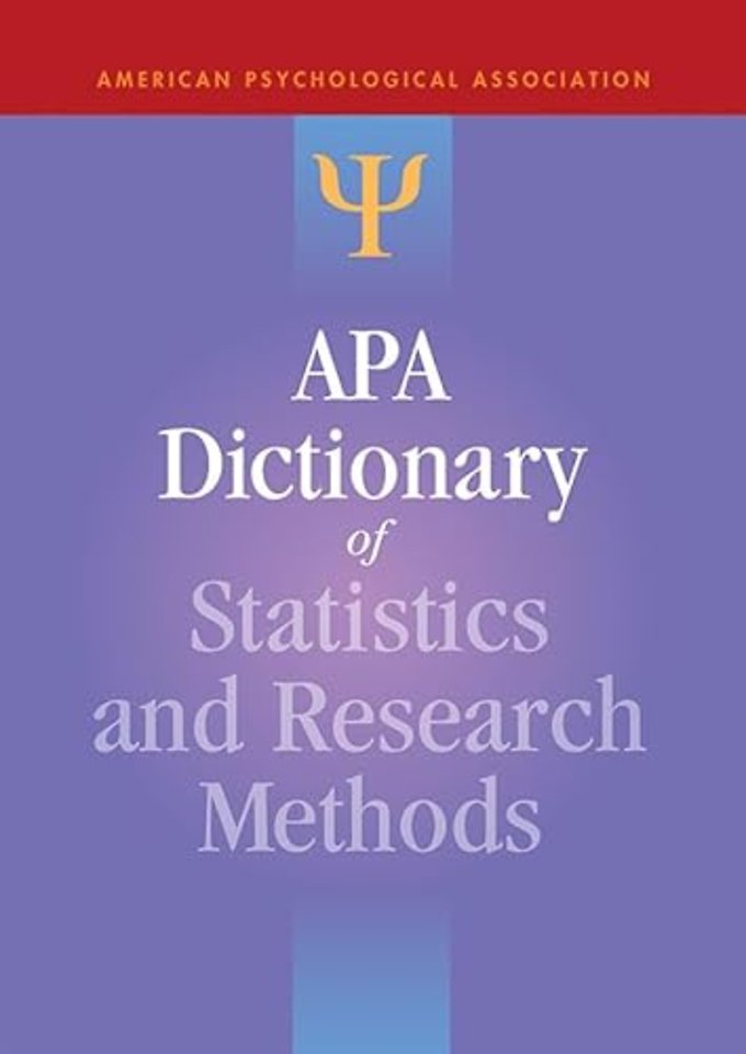APA Dictionary of Statistics and Research Methods