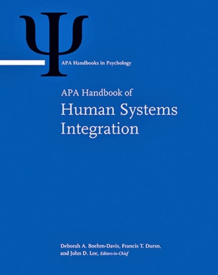 APA Handbook of Human Systems Integration