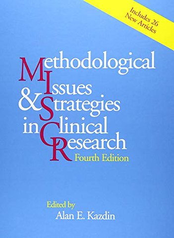 Methodological Issues and Strategies in Clinical Research