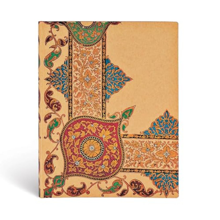 Visions of Paisley Ivory Kraft (Lyon Florals) Ultra Lined Softcover Flexi Journal