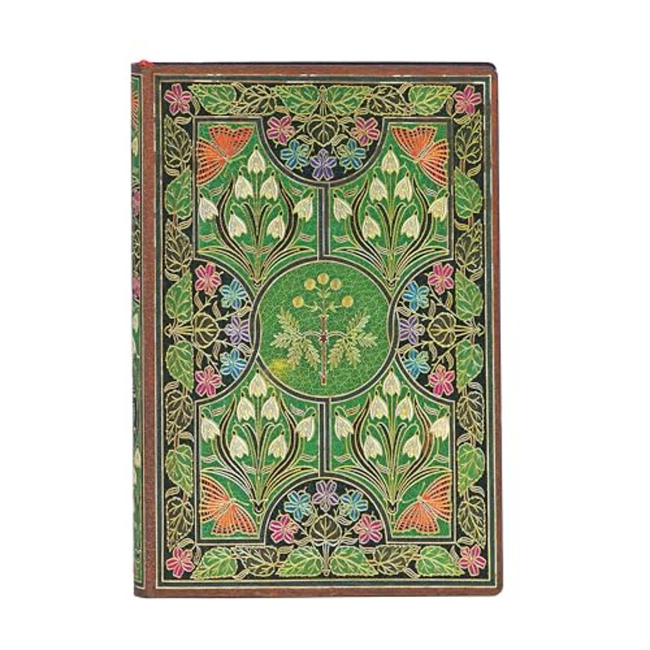 Poetry in Bloom Mini Lined Softcover Flexi Journal (176 pages)
