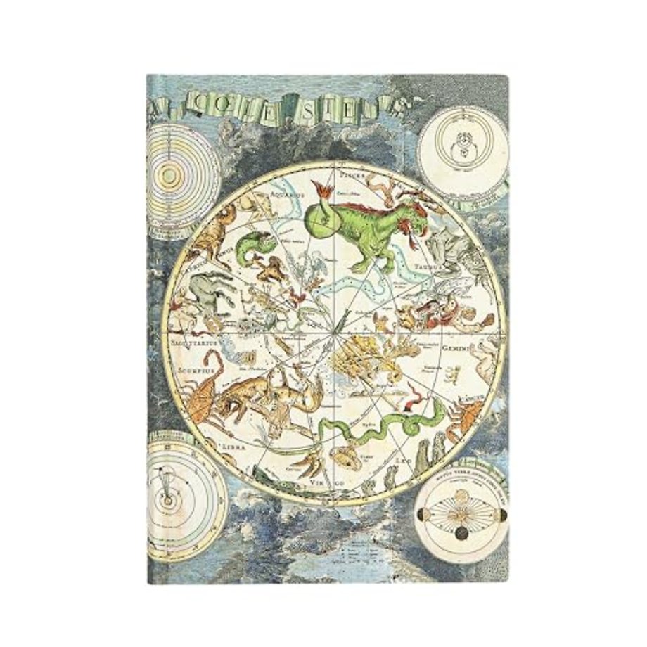 Celestial Planisphere Midi Lined Softcover Flexi Journal