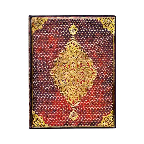 Golden Trefoil Ultra Lined Hardcover Journal (Elastic Band Closure)
