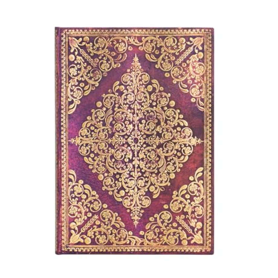 Viola (Diamond Rosette) Midi Lined Hardcover Journal