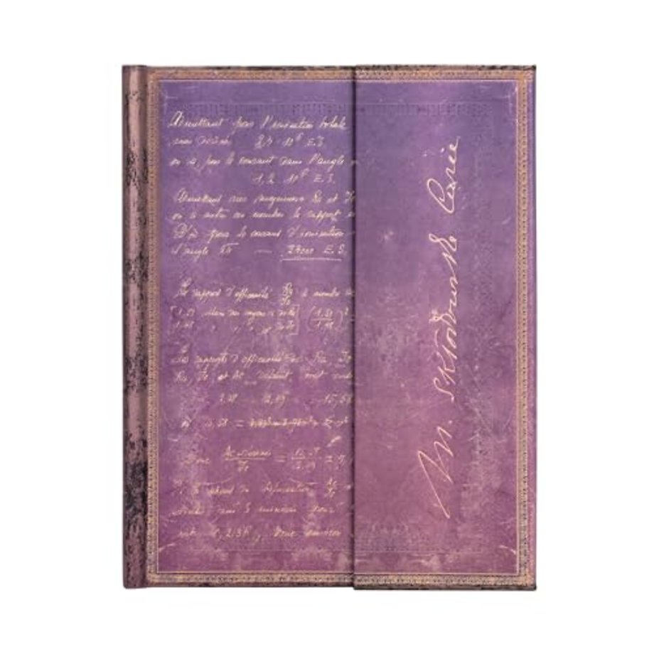 Marie Curie, Science of Radioactivity (Embellished Manuscripts Collection) Ultra Lined Hardcover Journal