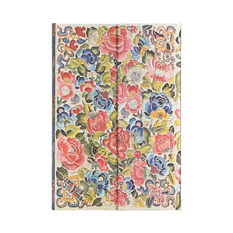 Pear Garden (Peking Opera Embroidery) Mini Lined Hardcover Journal