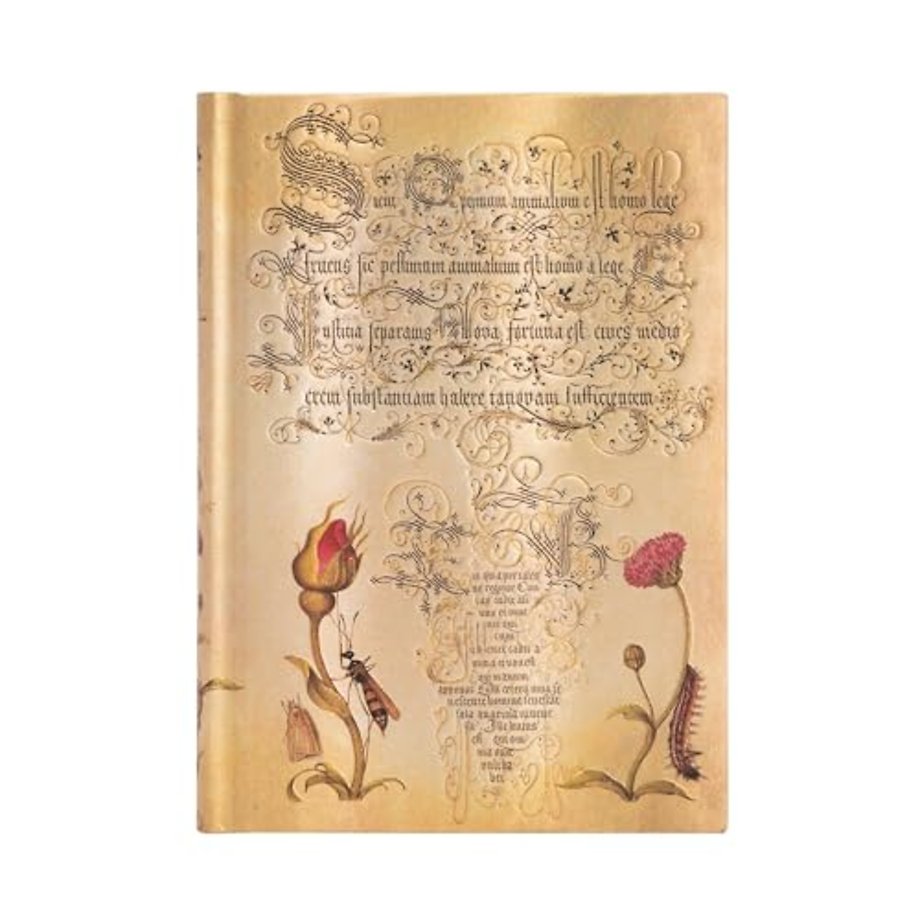 Flemish Rose (Mira Botanica) Midi Unlined Hardcover Journal
