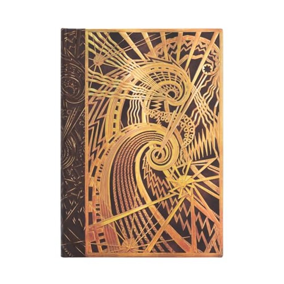 The Chanin Spiral (New York Deco) Midi Unlined Hardcover Journal