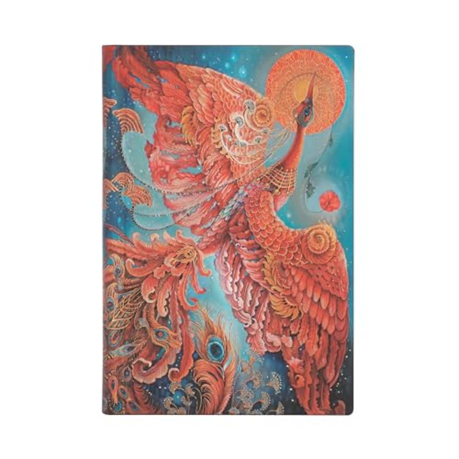 Firebird (Birds of Happiness) Mini Lined Journal