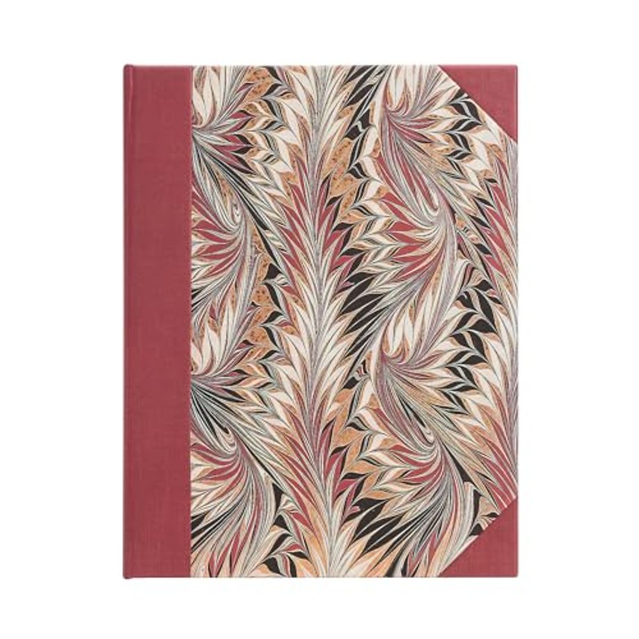 Rubedo (Cockerell Marbled Paper) Ultra Lined Hardcover Journal