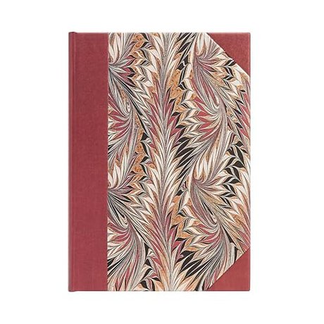 Rubedo (Cockerell Marbled Paper) Midi Lined Hardcover Journal