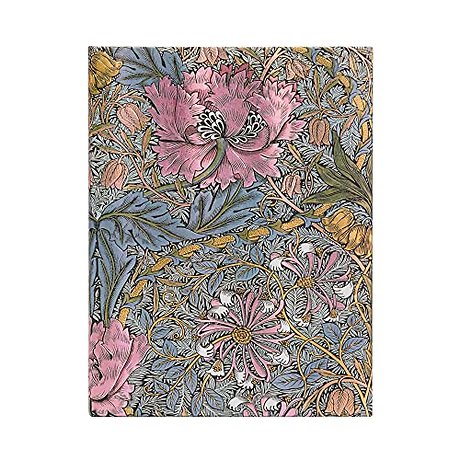 Morris Pink Honeysuckle (William Morris) Ultra Lined Hardcover Journal