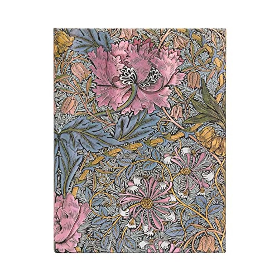Morris Pink Honeysuckle (William Morris) Ultra Unlined Hardcover Journal