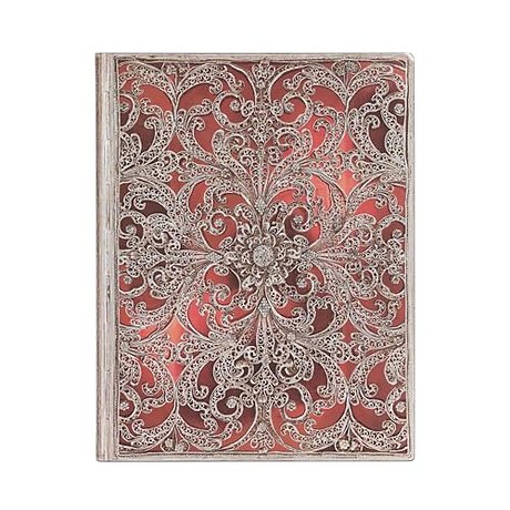 Garnet (Silver Filigree Collection) Ultra Lined Softcover Flexi Journal