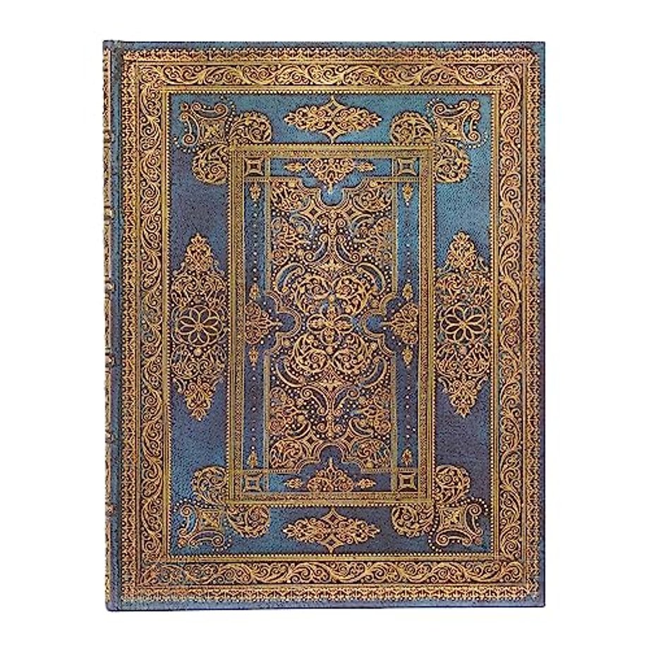 Blue Luxe (Luxe Design) Ultra Lined Hardback Journal (Elastic Band Closure)