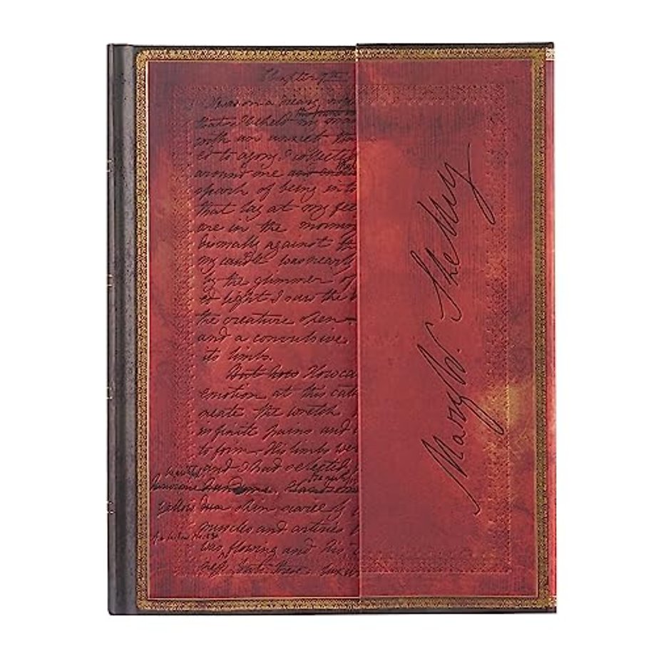 Mary Shelley, Frankenstein (Embellished Manuscripts Collection) Ultra Lined Hardback Journal (Wrap Closure)
