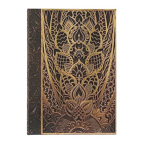 The Chanin Rise (New York Deco) Midi Lined Hardback Journal (Elastic Band Closure)