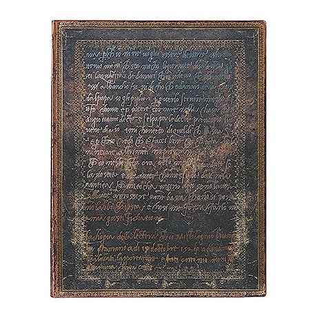 Michelangelo, Handwriting (Embellished Manuscripts Collection) Ultra Lined Softcover Flexi Journal (Elastic Band Closure)