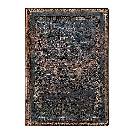 Michelangelo, Handwriting (Embellished Manuscripts Collection) Midi Lined Softcover Flexi Journal (Elastic Band Closure)
