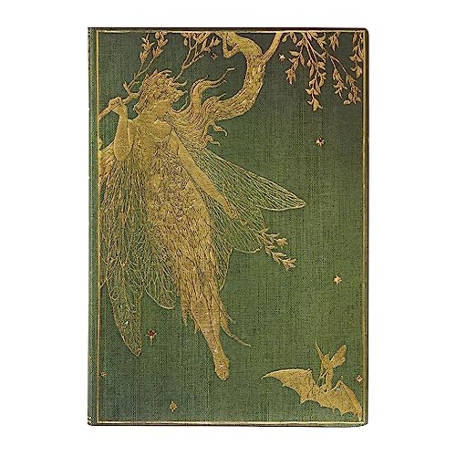Olive Fairy (Lang’s Fairy Books) Midi Unlined Softcover Flexi Journal (Elastic Band Closure)