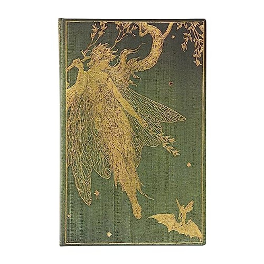 Olive Fairy (Lang’s Fairy Books) Maxi Dot-Grid Hardback Journal (Elastic Band Closure)