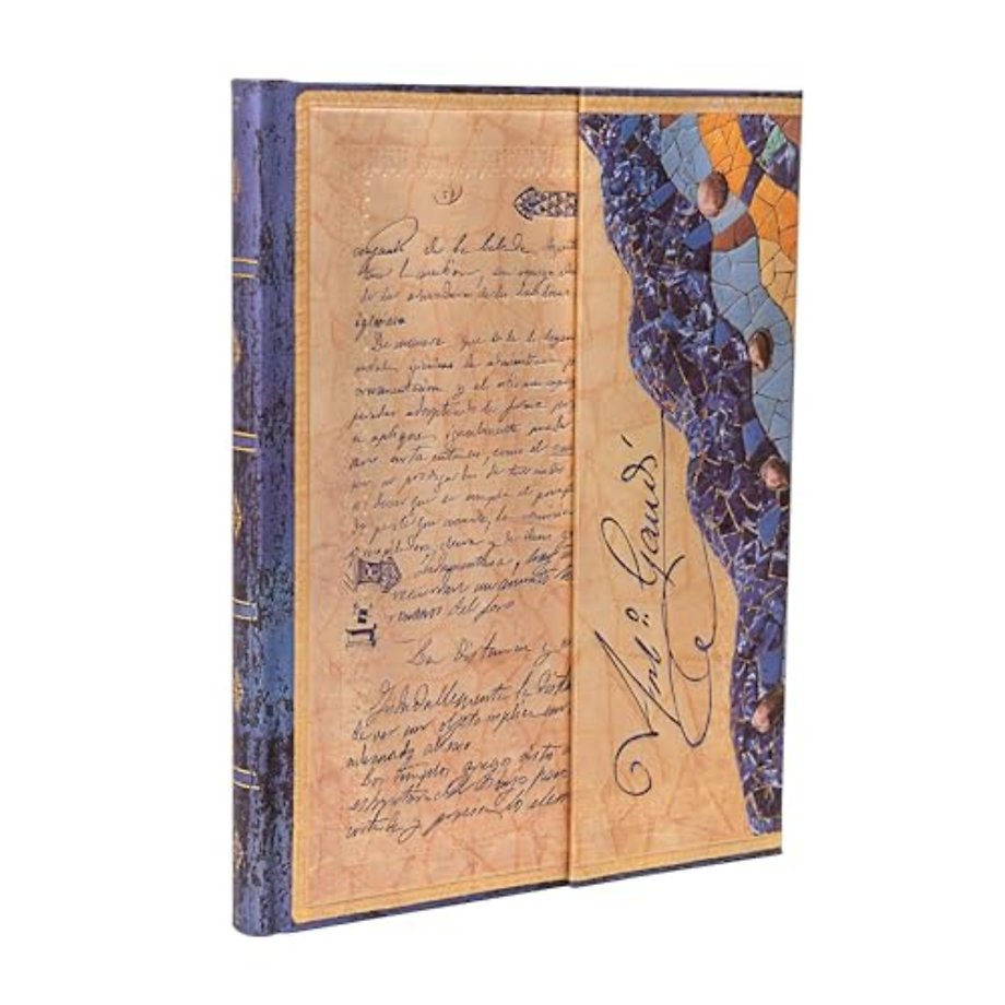 Gaudi, The Manuscript of Reus (Embellished Manuscripts Collection) Ultra Unlined Hardback Journal (Elastic Band Closure)