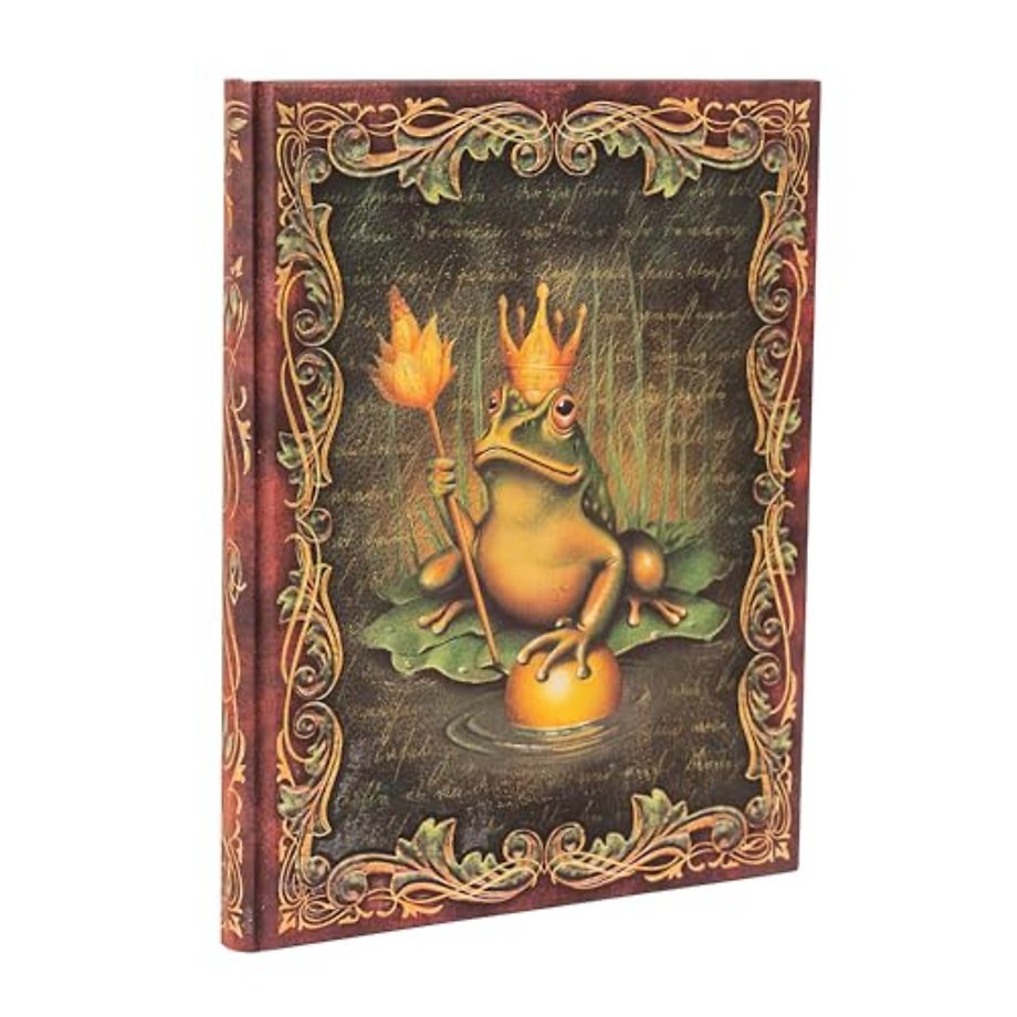 The Brothers Grimm, Frog Prince (Fairy Tale Collection) Ultra Unlined Hardback Journal (Elastic Band Closure)