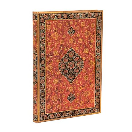 Layla (Persian Poetry) Midi Unlined Hardback Journal (Elastic Band Closure)