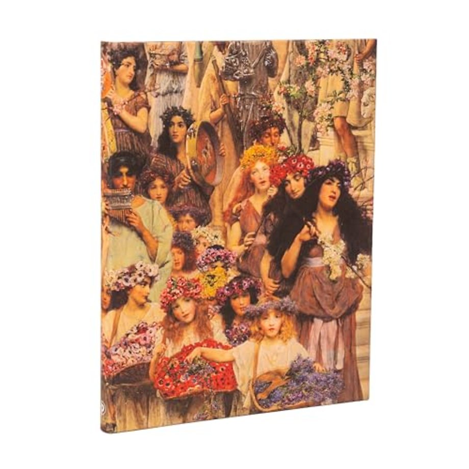 Spring (Lawrence Alma-Tadema) Ultra Unlined Hardback Journal (Elastic Band Closure)