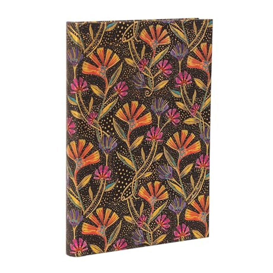 Wild Flowers (Playful Creations) Midi Hardback Address Book (Elastic Band Closure)