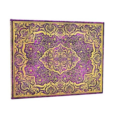 Picaresque Lined Hardcover Guest Book (Elastic Band Closure)